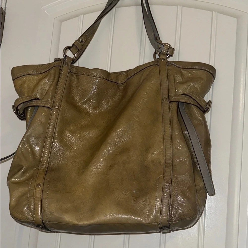 Coach Brown Leather Tote Bag